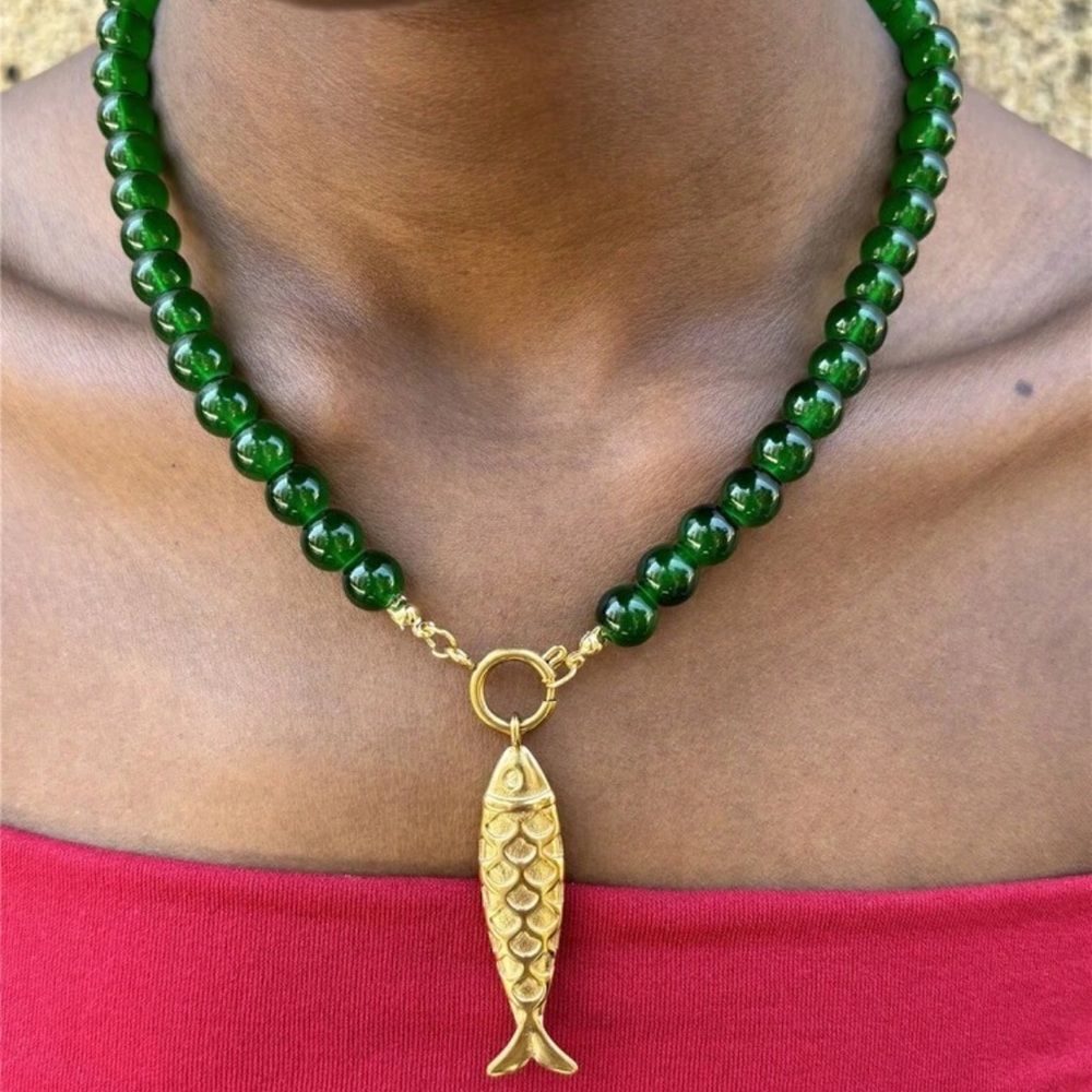 Fish necklace Q243